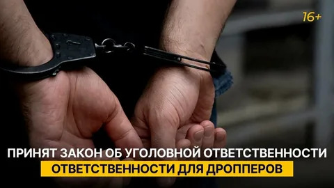 Закон об уголовной ответственности для дропперов